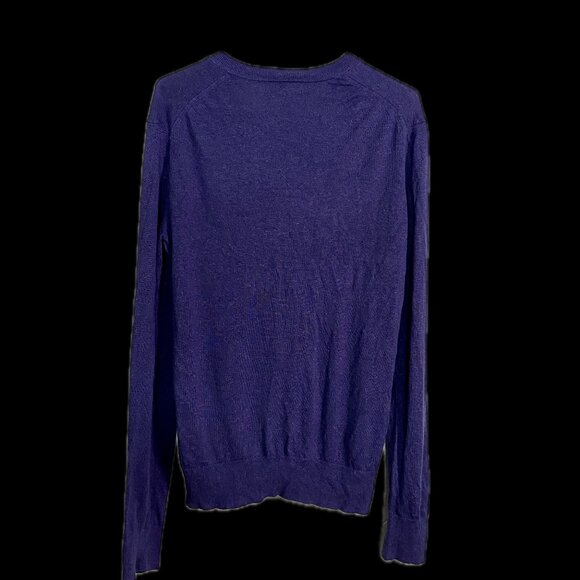 Banana Republic Mens V neck sweater size medium LINEN SILK fabric combination - Picture 3 of 4